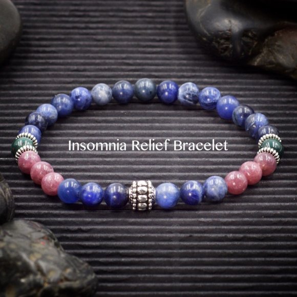 Insomnia Relief Intention Bracelet | Beaded Bracelet | Handmade to Order - Picture 1 of 2
